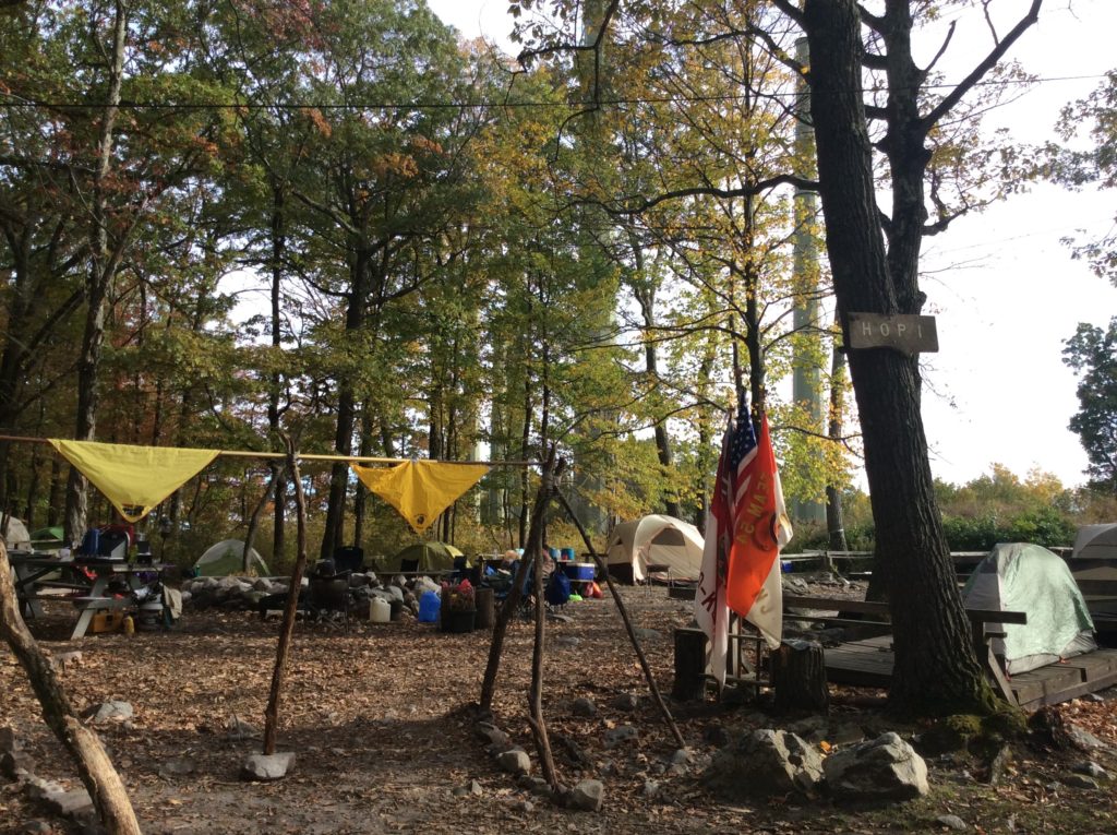 Campsite Entrance Fall 2017