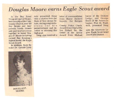Doug Moore - 1986 - Eagle Scout