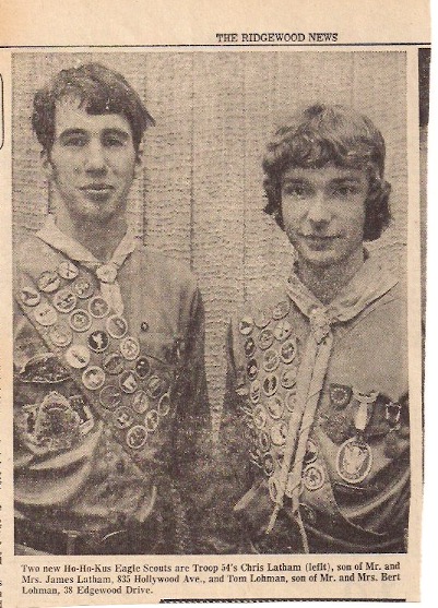 October 2, 1977 - Ridgewood News - Chris Latham & Tom Lohman