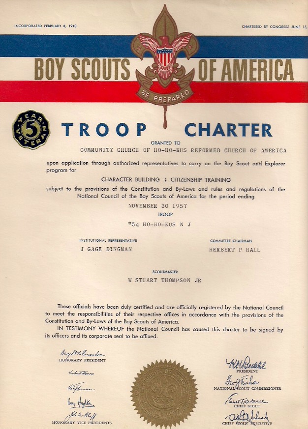 Troop Charter 5 Years